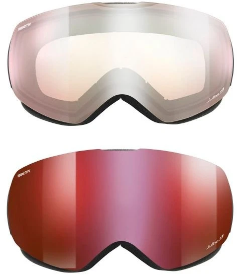 Slidinėjimo akiniai Julbo Shadow, L dydžio, juodi