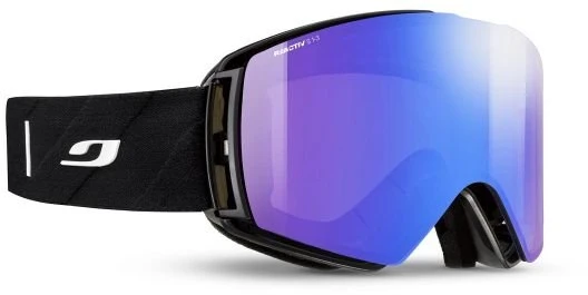 Slidinėjimo akiniai su SuperFlow Pro ventiliacija Julbo Launcher, juodi
