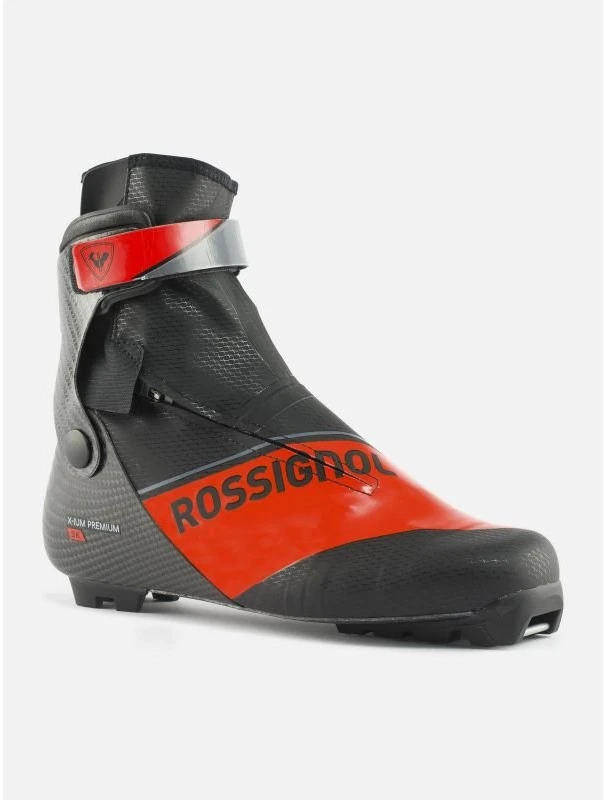 Slidinėjimo batai Rossignol X-IUM Carbon Premium Skate, juodi ir raudoni