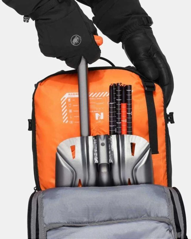 Marmot Slidinėjimo kuprinė Mammut Nirvana 28 litrų - juoda