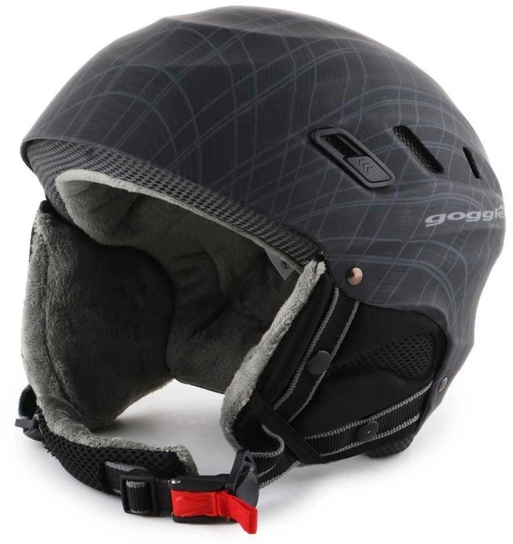 Slidinėjimo šalmas Goggle Tamsiai pilkas S200-2