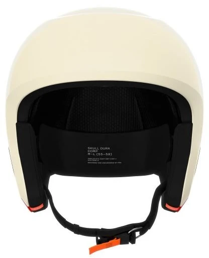 Slidinėjimo šalmas POC Skull Dura Comp Mips, baltas ir raudonas