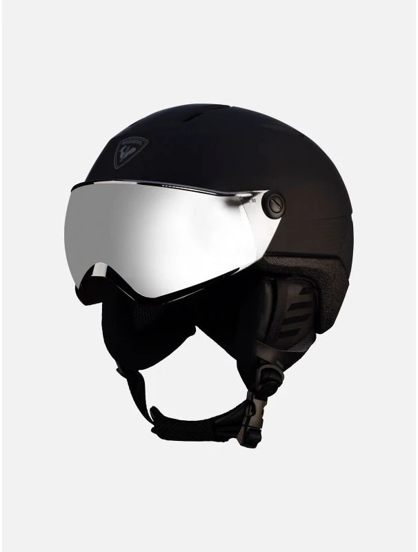 Slidinėjimo šalmas Rossignol Fit Visor Impacts, juodas