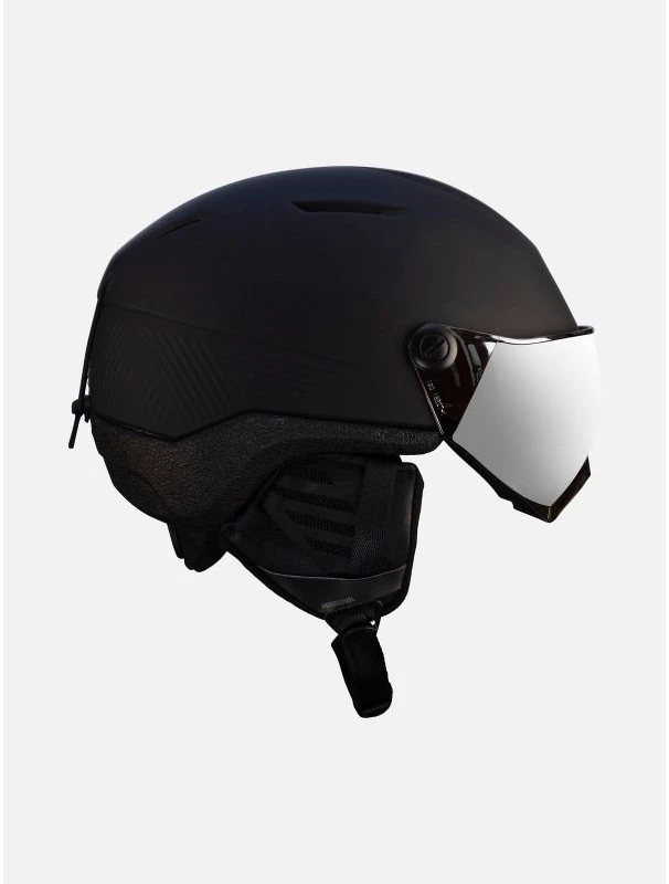Slidinėjimo šalmas Rossignol Fit Visor Impacts, juodas