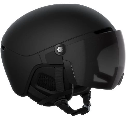 Slidinėjimo šalmas su skydeliu POC Obex Visor, matinis juodas
