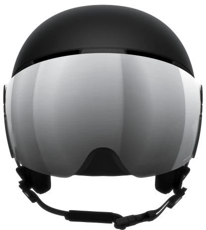 Slidinėjimo šalmas su skydeliu POC Obex Visor, juodas matinis