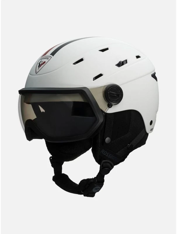 Slidinėjimo šalmas su skydeliu Rossignol Allspeed Visor Impacts, baltas