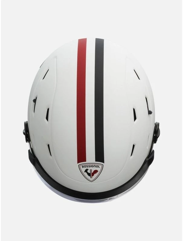 Slidinėjimo šalmas su skydeliu Rossignol Allspeed Visor Impacts, baltas