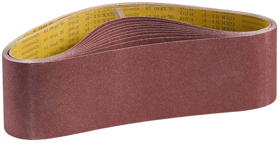 VEVOR Šlifavimo juostos, 152mm x 1219mm, 10vnt, 80 grūdėtumo