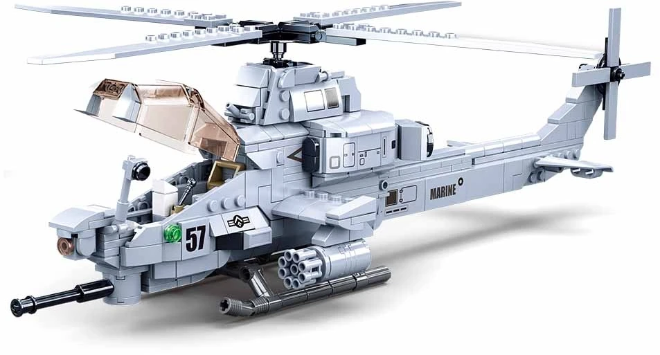 Sluban AH-1Z atakos sraigtasparnio konstruktorius, 482 det., 42,3 cm, 6+