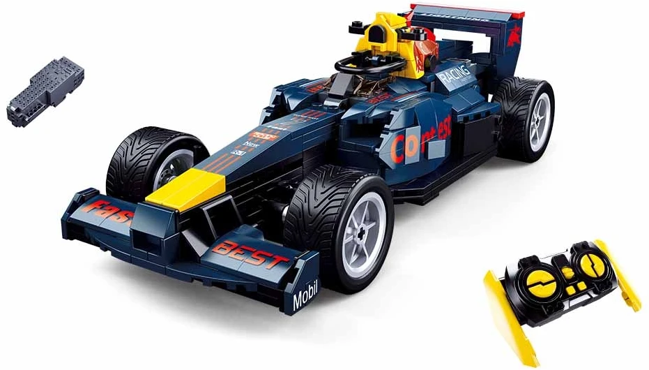 Sluban F10 sportinio automobilio RC konstruktorius, 423 det., 25,1 cm, 6+