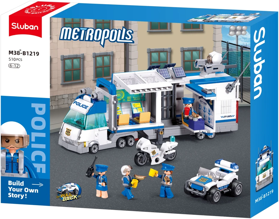 Konstruktorius Sluban Metropolis M38-B1219, plastikas