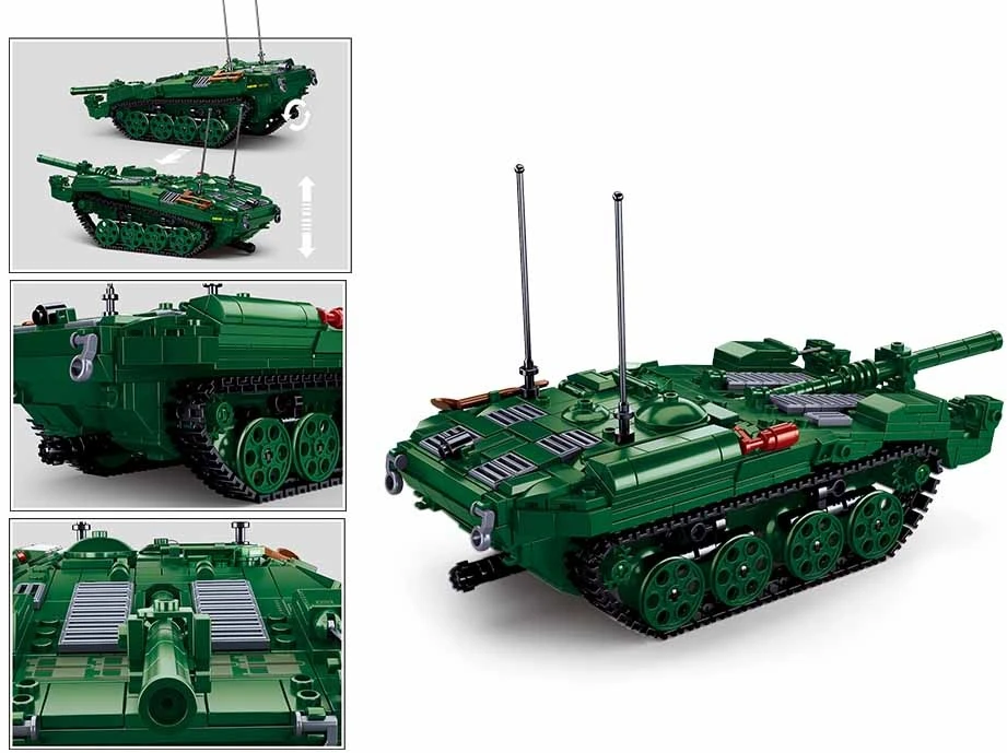 Sluban Stridsvagn 103 karinio tanko blokelių konstruktorius, 692 det., 6+