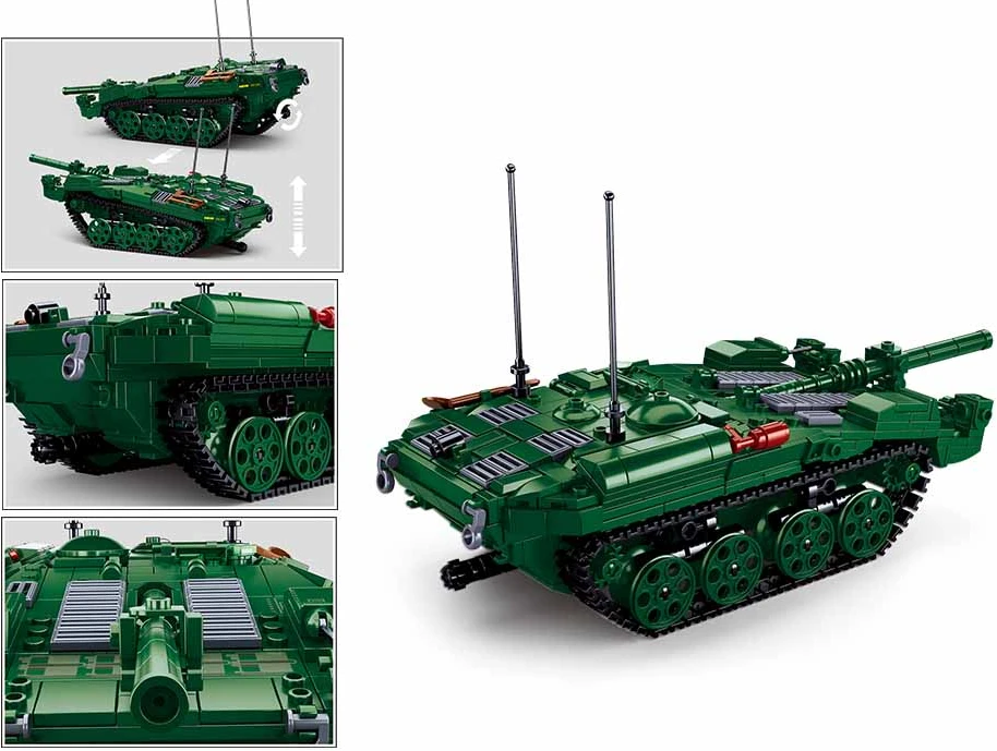 Sluban Stridsvagn 103 karinio tanko blokelių konstruktorius, 692 det., 6+