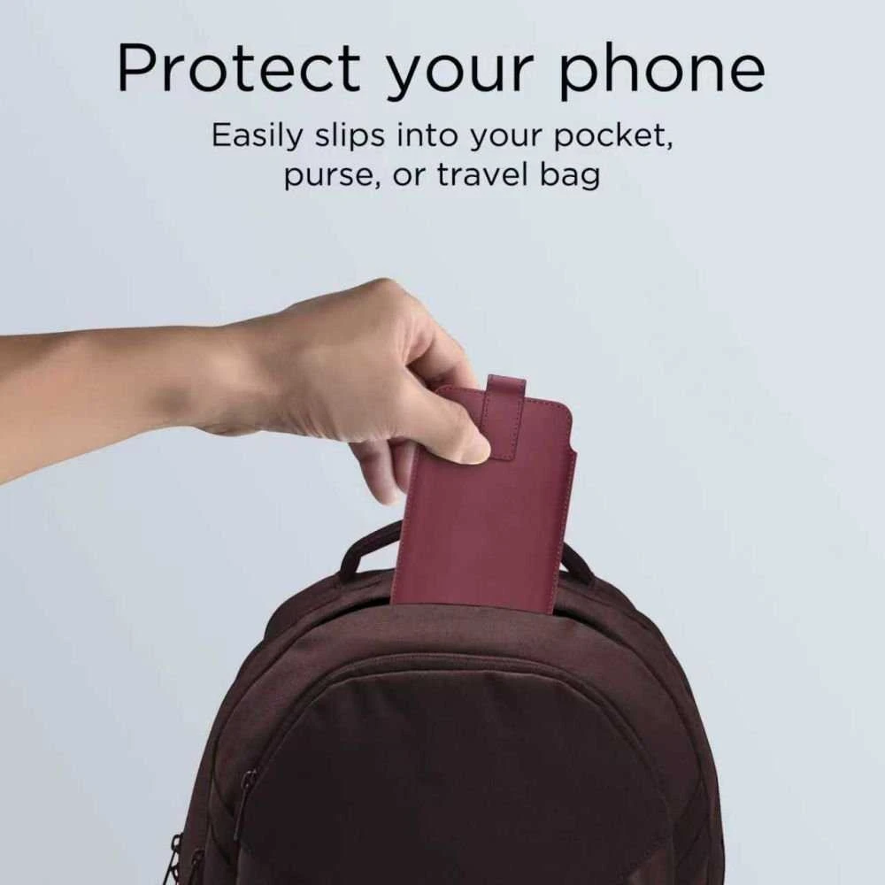 „Tech-Protect SM65“ dėklas 6,0–6,9 colių įstrižainės ekranams – bordo spalvos