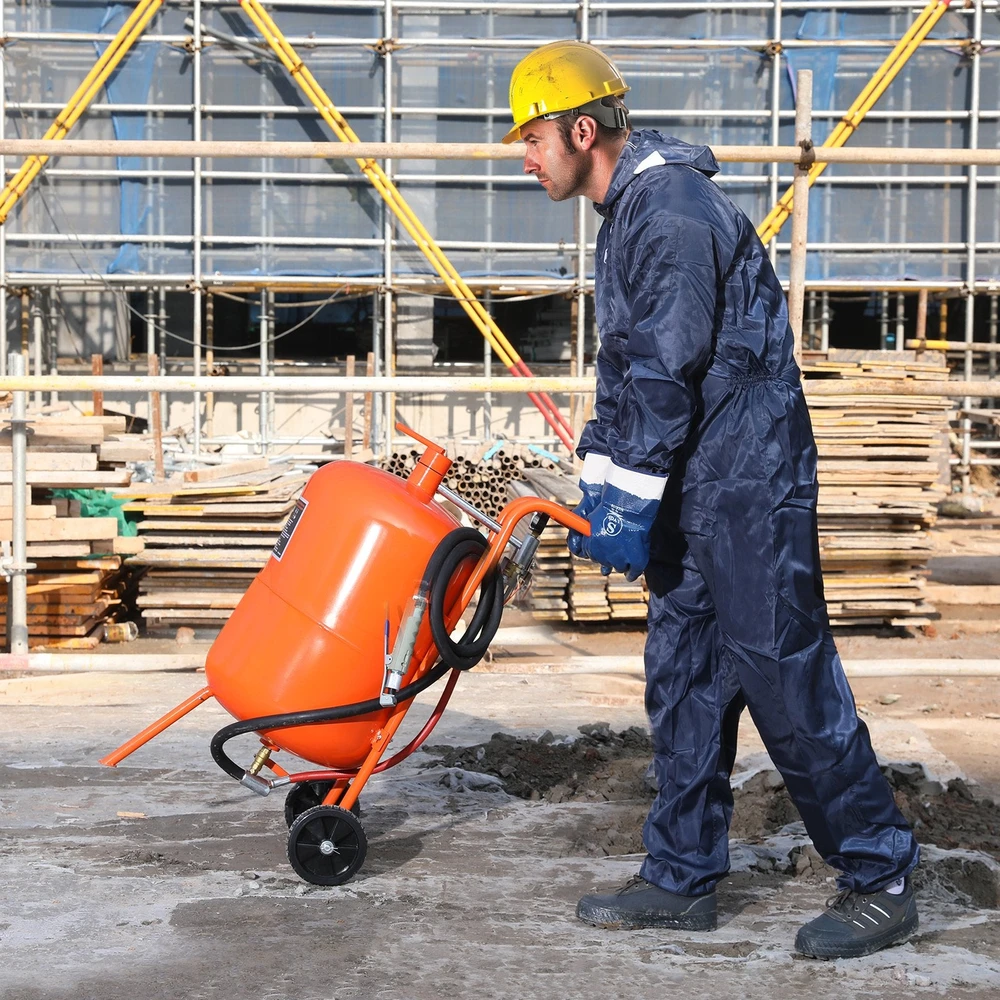 VEVOR 20 galonų smėliasrovė 60–110 PSI su 4 purkštukais