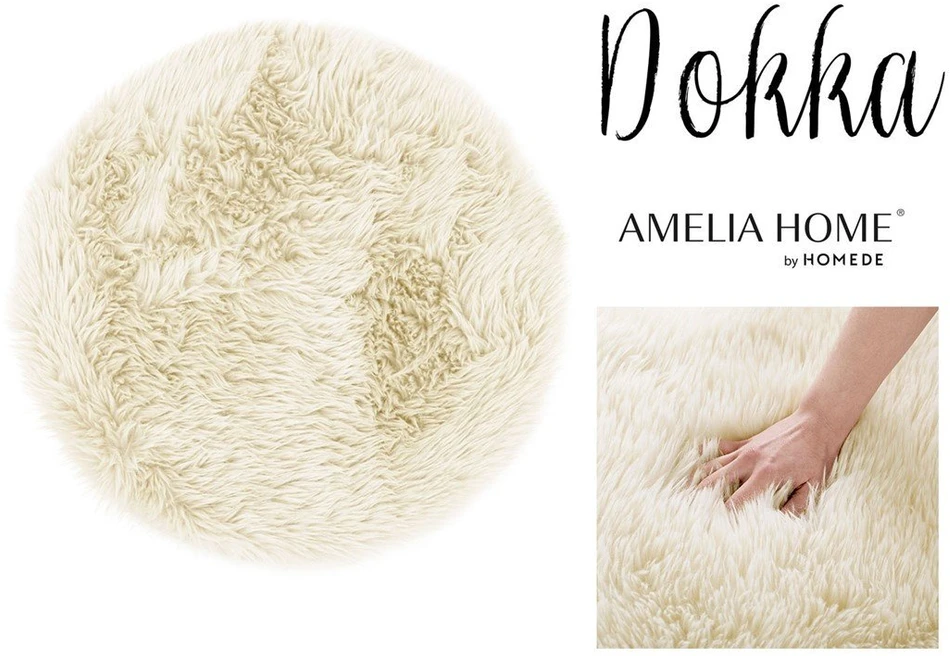 AmeliaHome Smėlinės spalvos kilimas Dokka