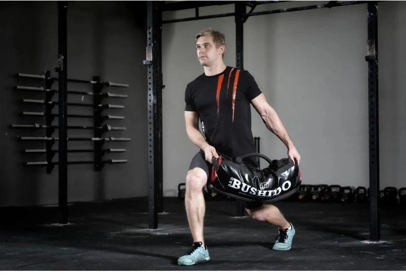 SMĖLIO MAIŠAS BUSHIDO, SMĖLIO KREPŠYS, KRYŽMINĖMS TRENIRUOTĖMS, FITNESAS 35 KG