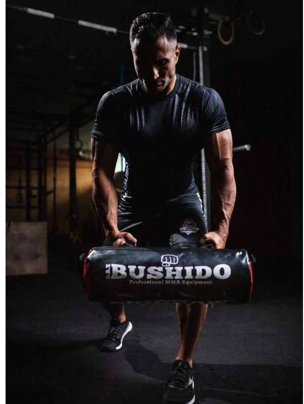 SMĖLIO MAIŠAS BUSHIDO, SMĖLIO KREPŠYS, KRYŽMINĖMS TRENIRUOTĖMS, FITNESAS 35 KG
