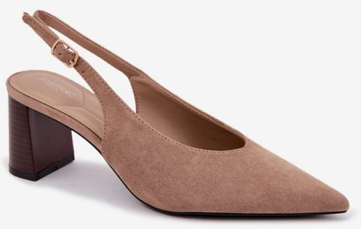 Smėlio spalvos aukštakulniai bateliai Step in style