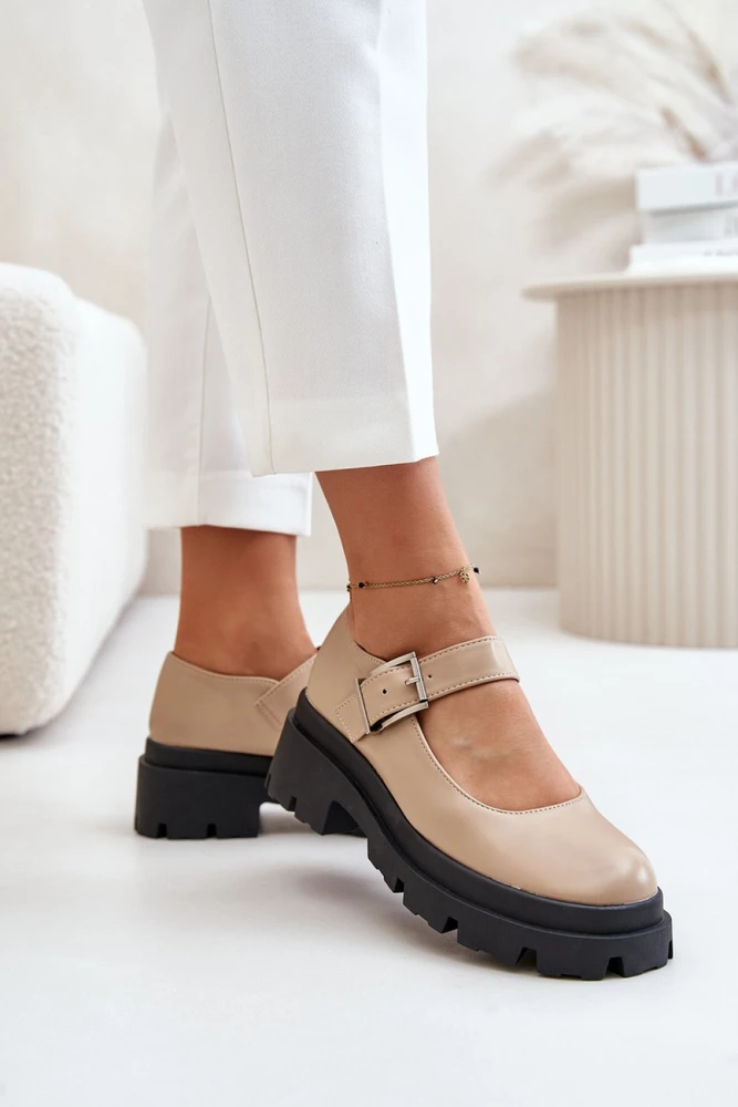 Smėlio spalvos aulinukai Step in style
