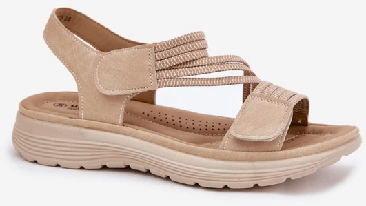 Smėlio spalvos basutės Step in style