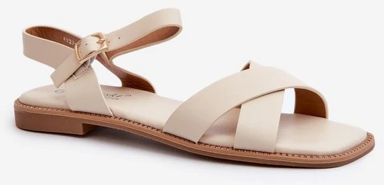 Smėlio spalvos basutės Step in style
