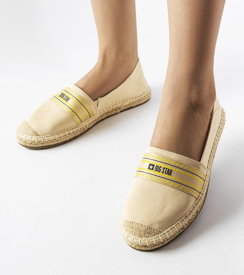 Smėlio spalvos espadrilės Big Star