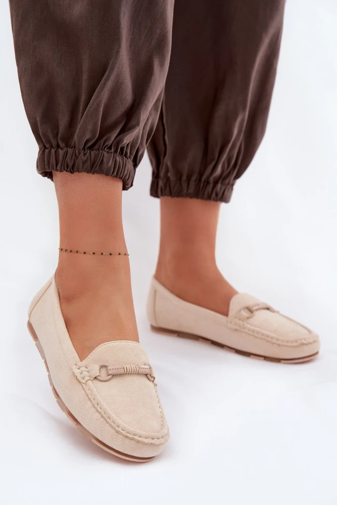 Smėlio spalvos mokasinai Step in style