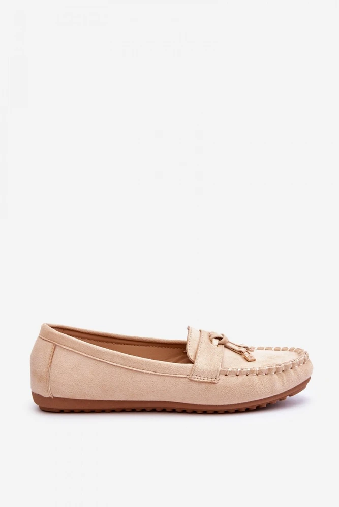 Smėlio spalvos mokasinai Step in style