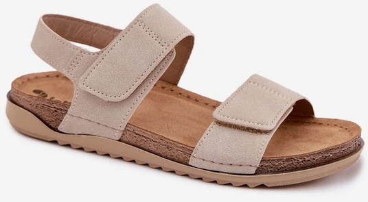 Smėlio spalvos moteriški sandalai 36–41
