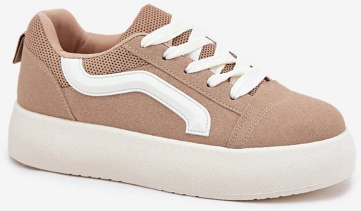 Smėlio spalvos sportbačiai Step in style