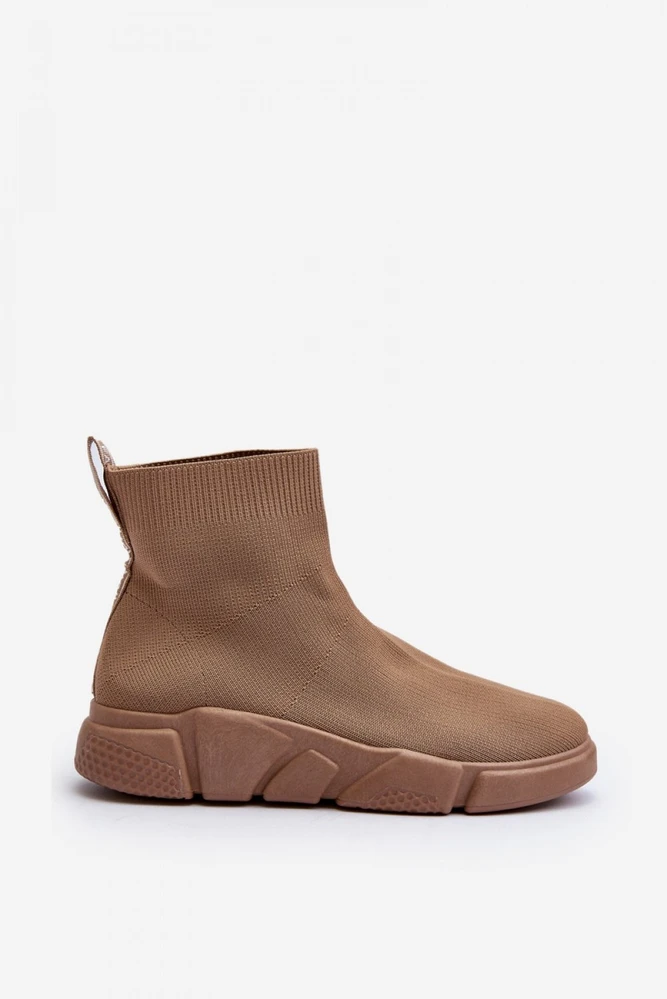 Smėlio spalvos sportiniai aulinukai Step in style