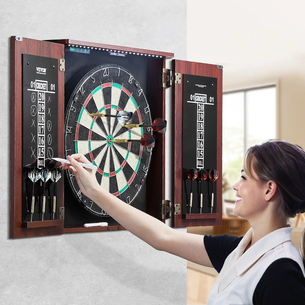 VEVOR Dartų lentos ir spintelės rinkinys