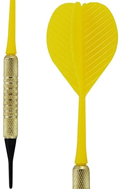 PLASTIKINĖS SMIGINIO STRĖLYTĖS DART 3VNT SAUGIOS GELTONOS BEST SPORTING 621186