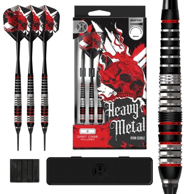 Smiginis Harrows HEAVY METAL su minkštu antgaliu