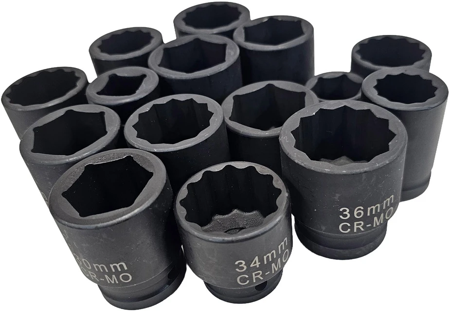 SMŪGINĖ GALVUTĖ | 12 KAMPŲ | 20 MM (3/4") | 36 MM (S34-36B)