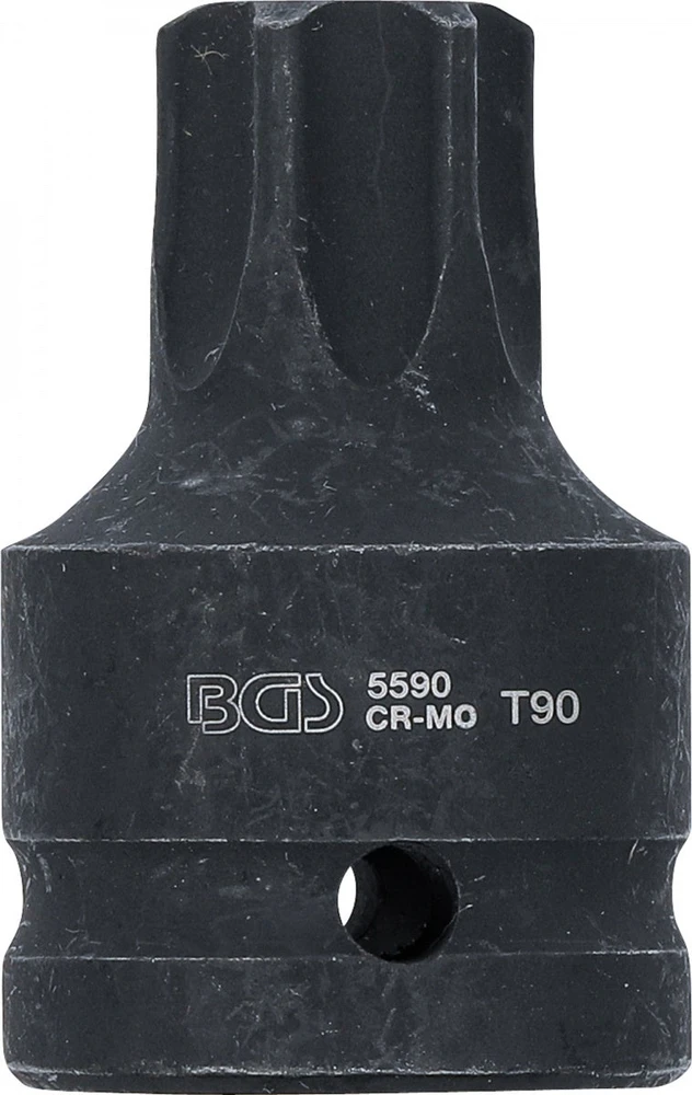 SMŪGINĖ GALVUTĖ | 20 MM (3/4") KVADRATINĖ JUNGTIS | T-STAR (TORX) T90 (5590)