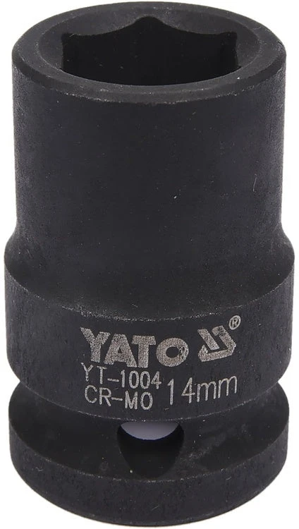 Yato SMŪGINĖ GALVUTĖ, ŠEŠIAKAMPĖ | 12,5 MM (1/2") | 14 MM (YT-1004)