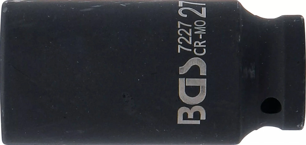 BGS SMŪGINĖ ŠEŠIAKAMPĖ ILGA GALVUTĖ | 12,5 MM (1/2") KVADRATAS | 27 MM (7227)