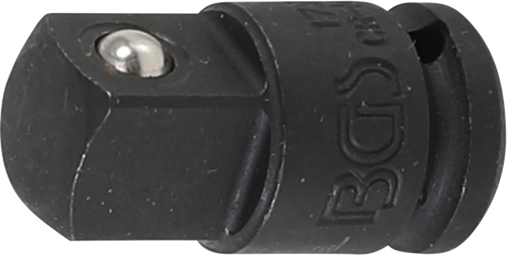 Grąžtas BGS Smūginio galvutės adapteris | vidinis kvadratas 6,3 mm (1/4") – išorinis kvadratas 10 mm (3/8") (172)