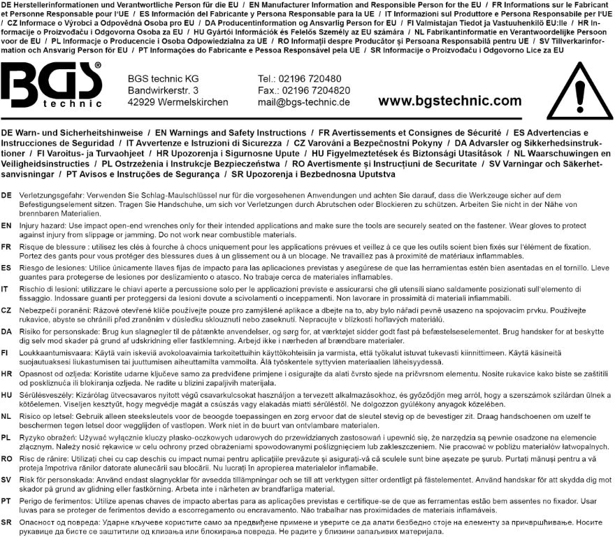 Smūginis atvirasis veržliaraktis | 46 mm (35246)