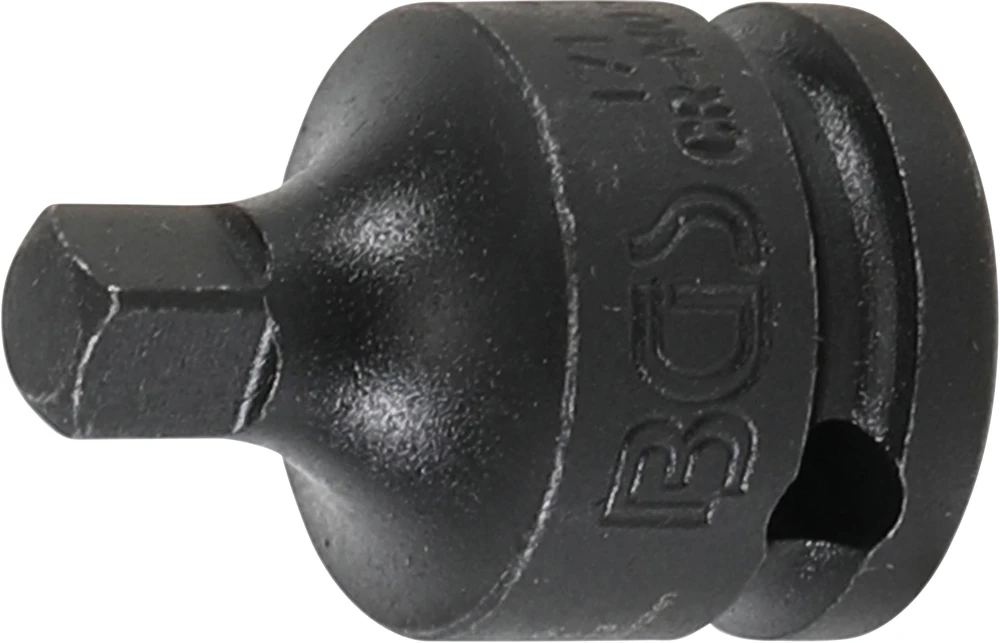 Grąžtas BGS Smūginis galvutės adapteris | vidinis kvadratas 10 mm (3/8") – išorinis kvadratas 6,3 mm (1/4") (171)