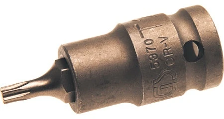 SMŪGINIS GALVUTINIS RAKTAS | ILGIS 55 MM | 12,5 MM (1/2") KVADRATINĖ JUNGTIS | T-STAR (TORX) T20 (5369)