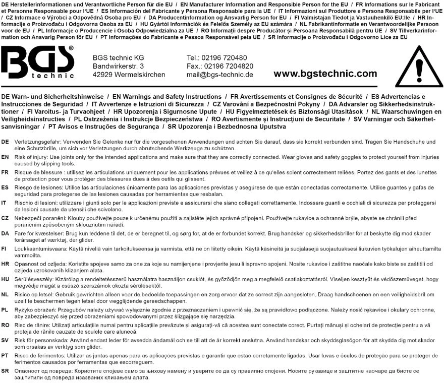 Grąžtas BGS SMŪGINIS ŠARNYRAS | 10 MM (3/8") (189)