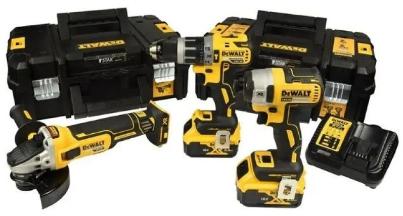DEWALT DCK384P2T 18 V kombinuotas elektrinių įrankių rinkinys