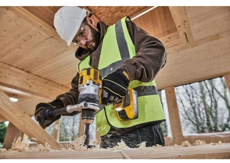 Smūginis suktuvas-gręžtuvas DeWalt DCD1007H2T-QW; 18 V; 2x5,0 Ah akum.