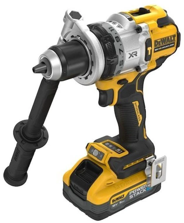Smūginis suktuvas-gręžtuvas DeWalt DCD1007H2T-QW; 18 V; 2x5,0 Ah akum.