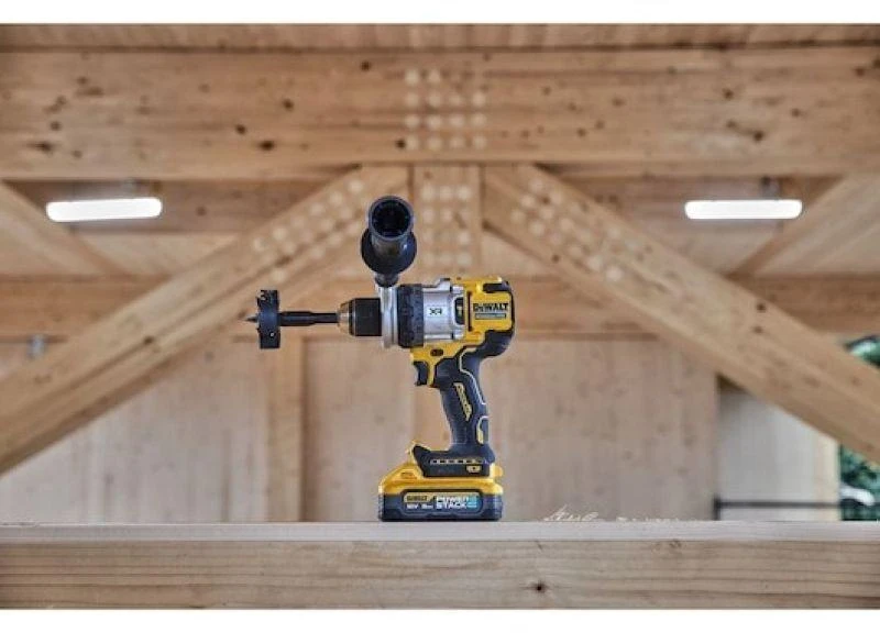 Smūginis suktuvas-gręžtuvas DeWalt DCD1007H2T-QW; 18 V; 2x5,0 Ah akum.
