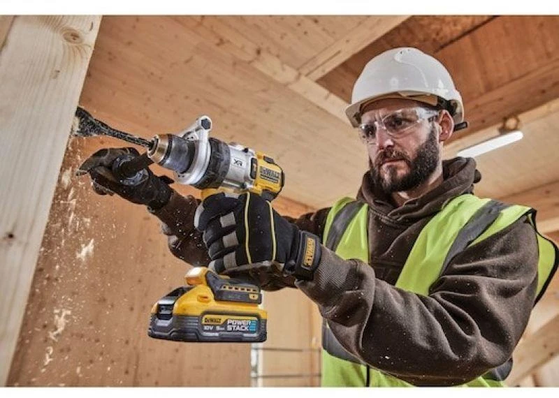 Smūginis suktuvas-gręžtuvas DeWalt DCD1007H2T-QW; 18 V; 2x5,0 Ah akum.